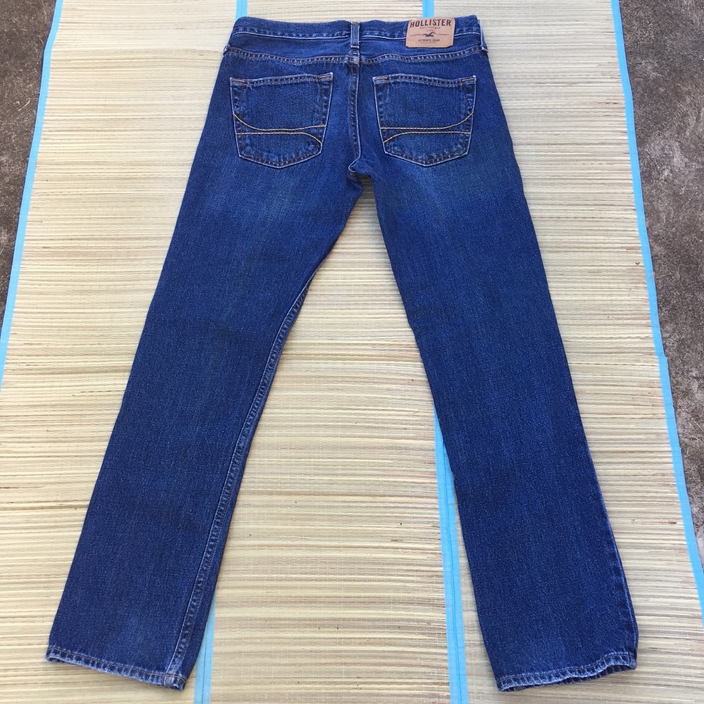Hollister Button Flap Denim Blue Jeans 29 x 30